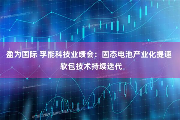 盈为国际 孚能科技业绩会：固态电池产业化提速  软包技术持续迭代