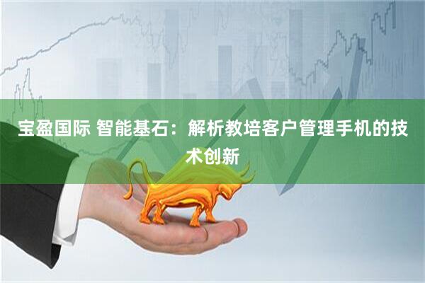 宝盈国际 智能基石：解析教培客户管理手机的技术创新