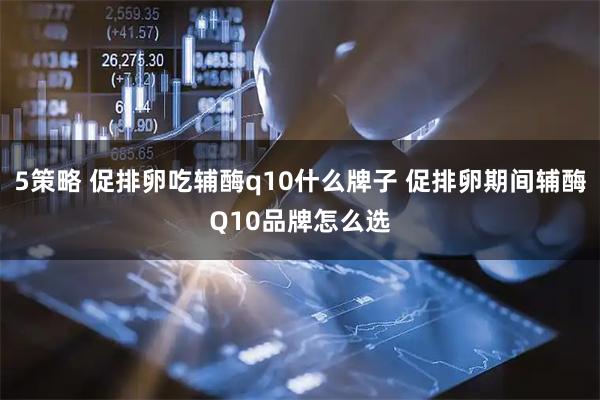 5策略 促排卵吃辅酶q10什么牌子 促排卵期间辅酶Q10品牌怎么选