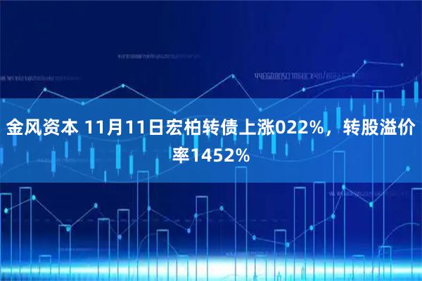 金风资本 11月11日宏柏转债上涨022%，转股溢价率1452%